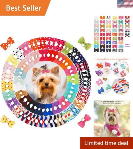 Durable 100pcs hair bows set - hair,