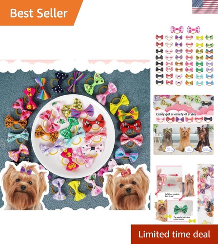 50pcs puppy yorkie dog hair - 50pcs,